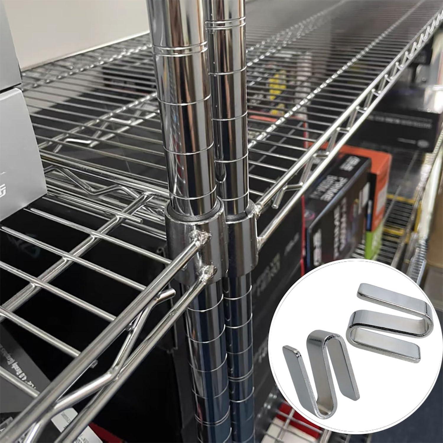 6 Ganchos en S de Alambre ITROLLE Niquelados 15x34mm