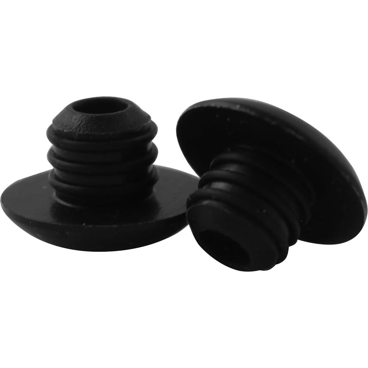 50 Tapones de Goma Rosca LQ Industrial para Ganchos de Tablero