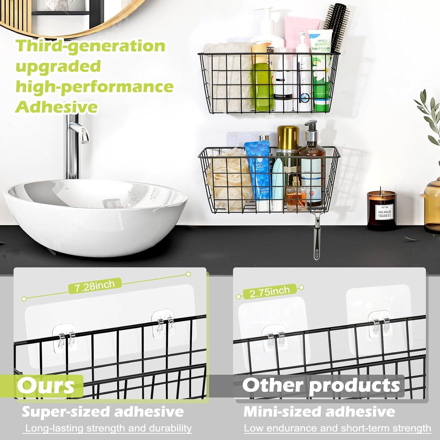 Cestas de Almacenamiento Colgantes ZUSHALLMY - 2 Piezas Metal