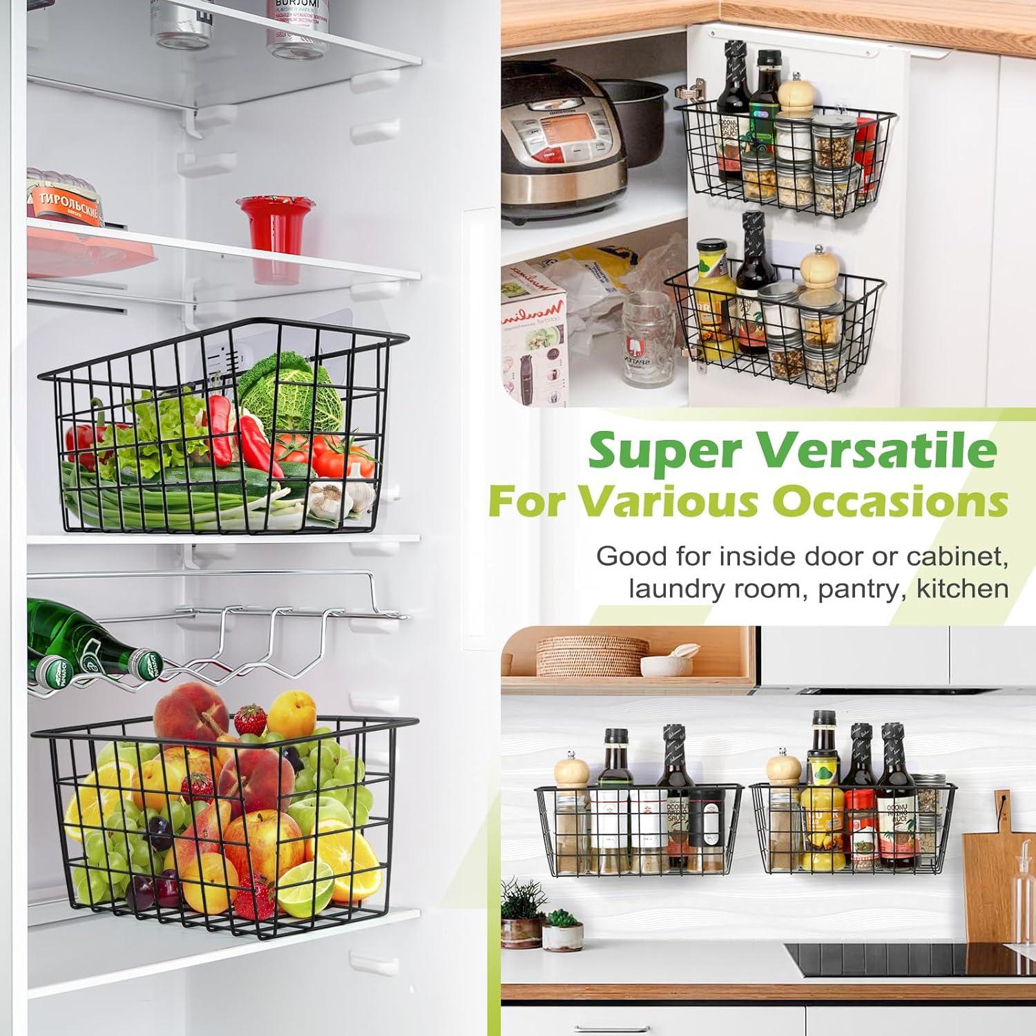 Cestas de Almacenamiento Colgantes ZUSHALLMY - 2 Piezas Metal