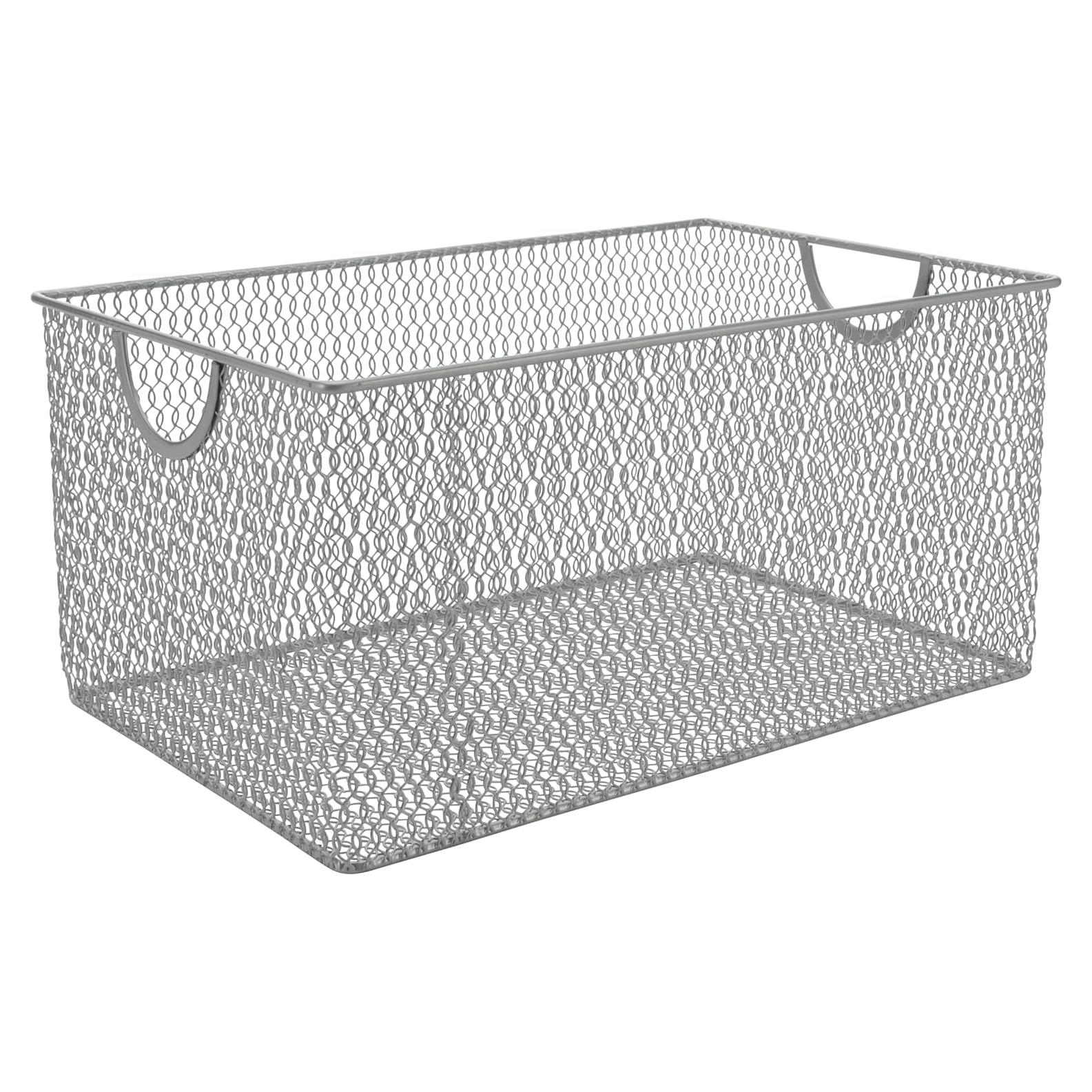 Cesta organizadora de alambre YBM HOME 33.8x21.6x16.5 cm