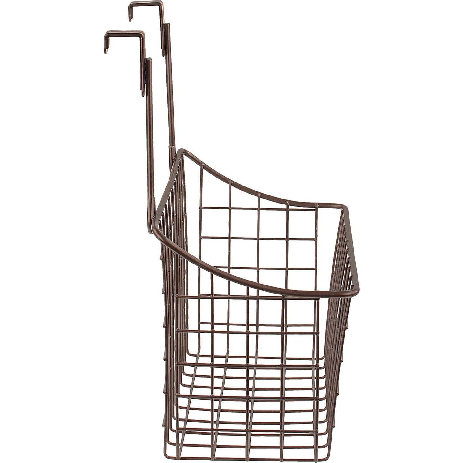 Cesta Colgante Spectrum Mediana de Alambre Bronce para Cocina y Baño