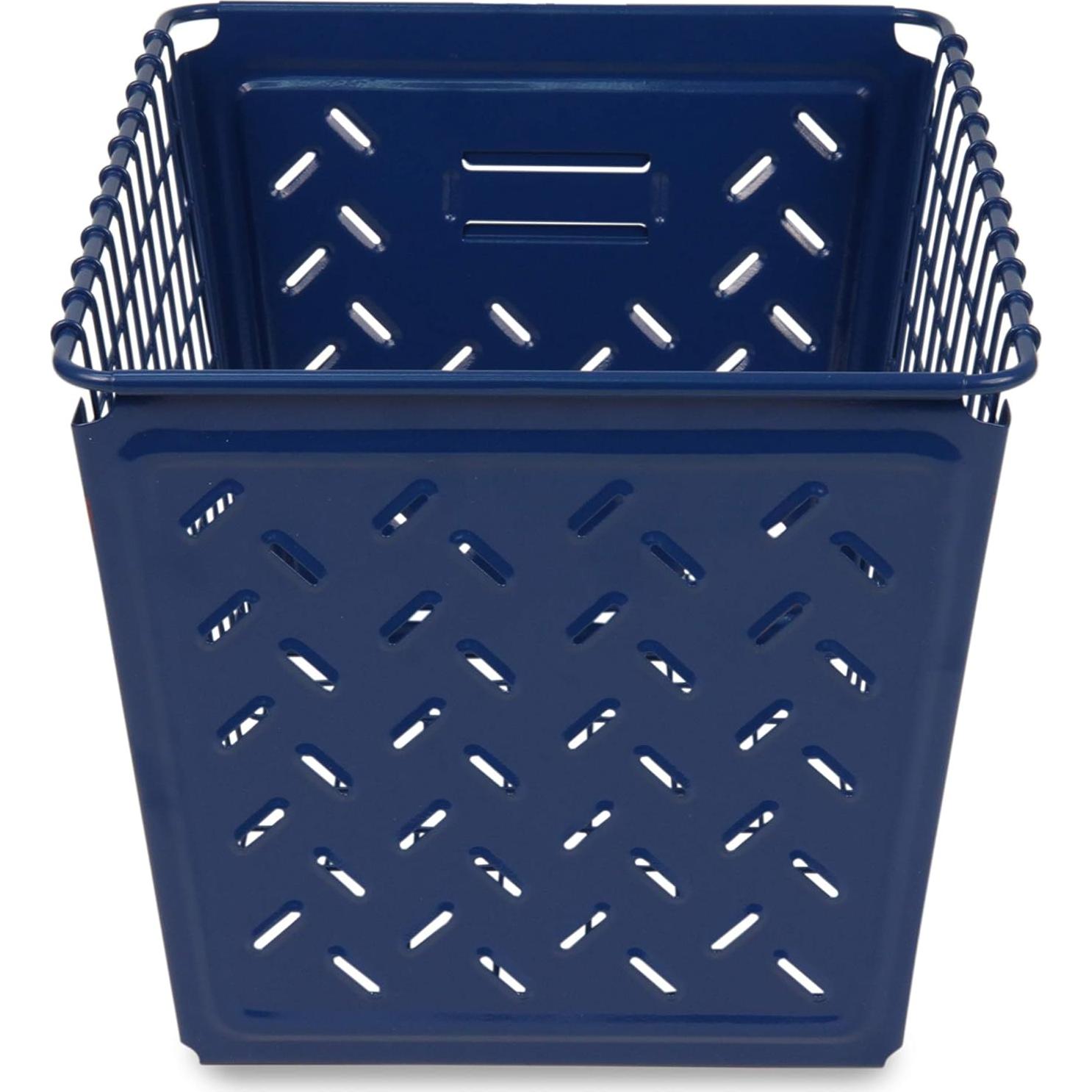 Canasta de Almacenamiento Mediana Spectrum Diversified Macklin Azul Marino