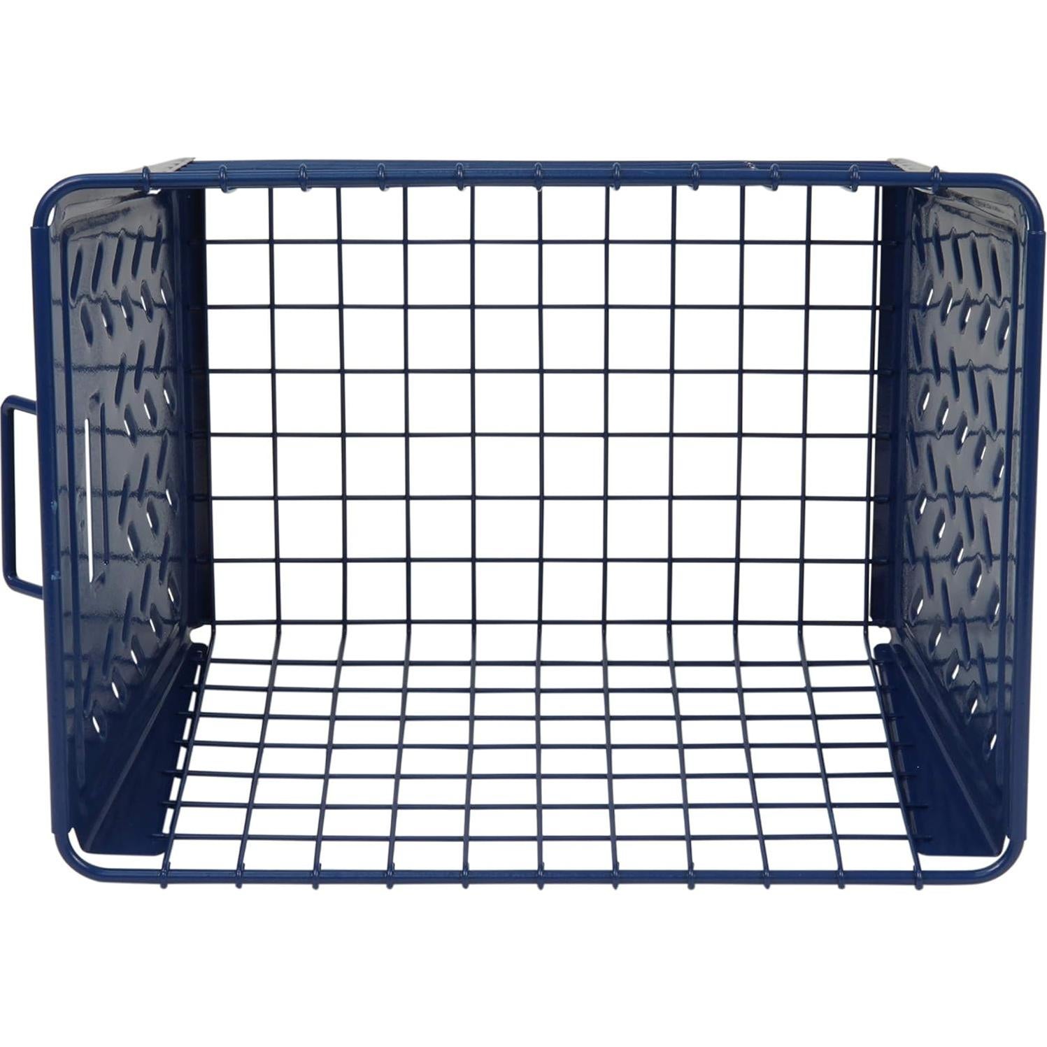 Canasta de Almacenamiento Mediana Spectrum Diversified Macklin Azul Marino