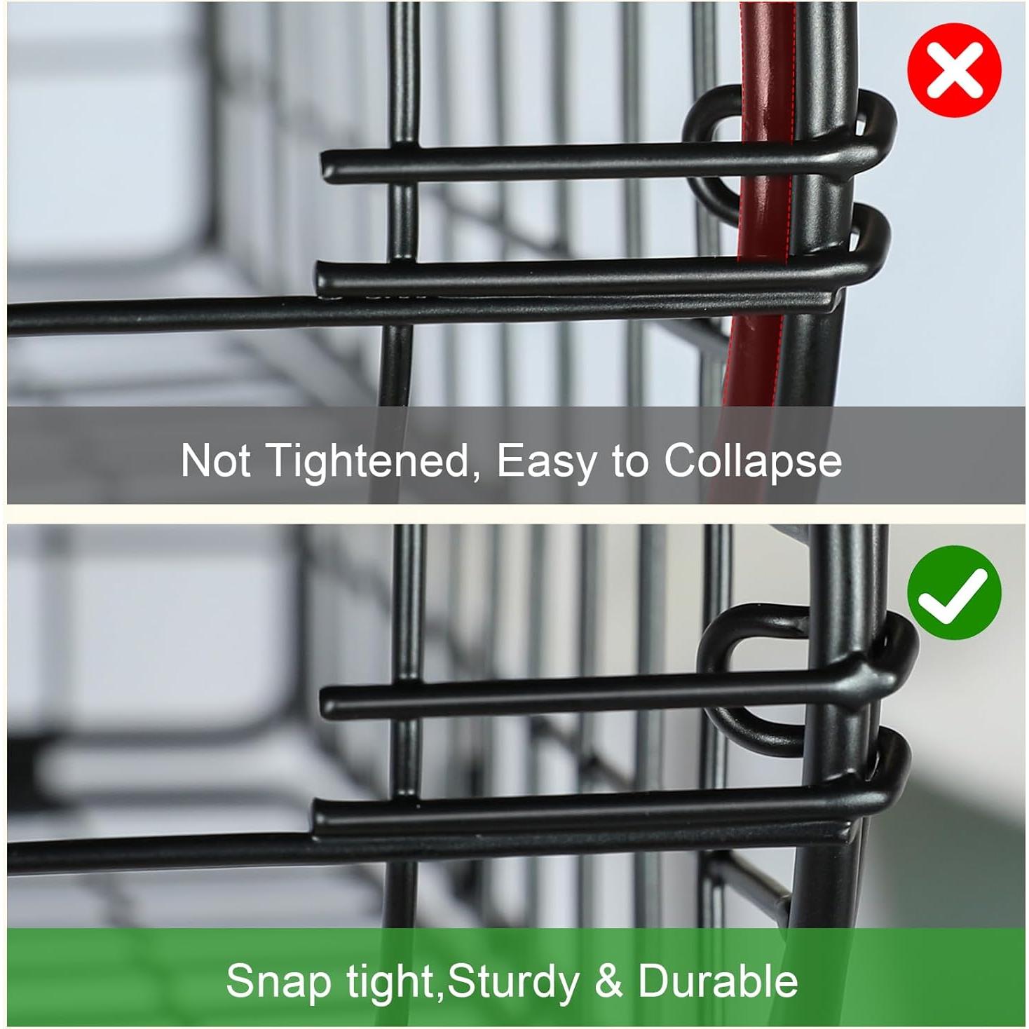 Organizador Plegable de Alambre X-cosrack - 3 Paquetes 40.64x24.13x15.24 cm