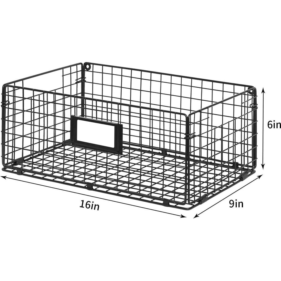 Organizador Plegable de Alambre X-cosrack - 3 Paquetes 40.64x24.13x15.24 cm