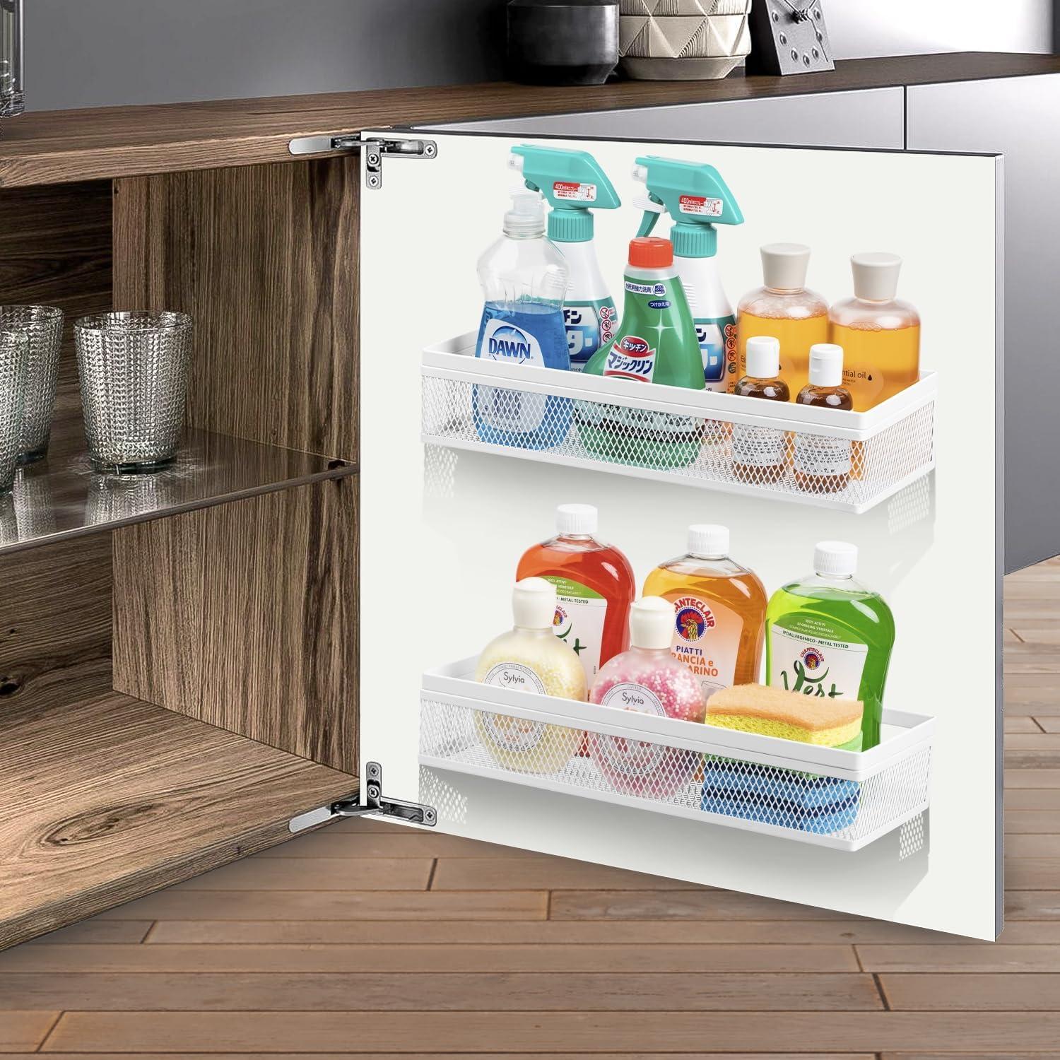 Cestas de Almacenamiento Colgantes Wetheny 2 Paquetes Blancas