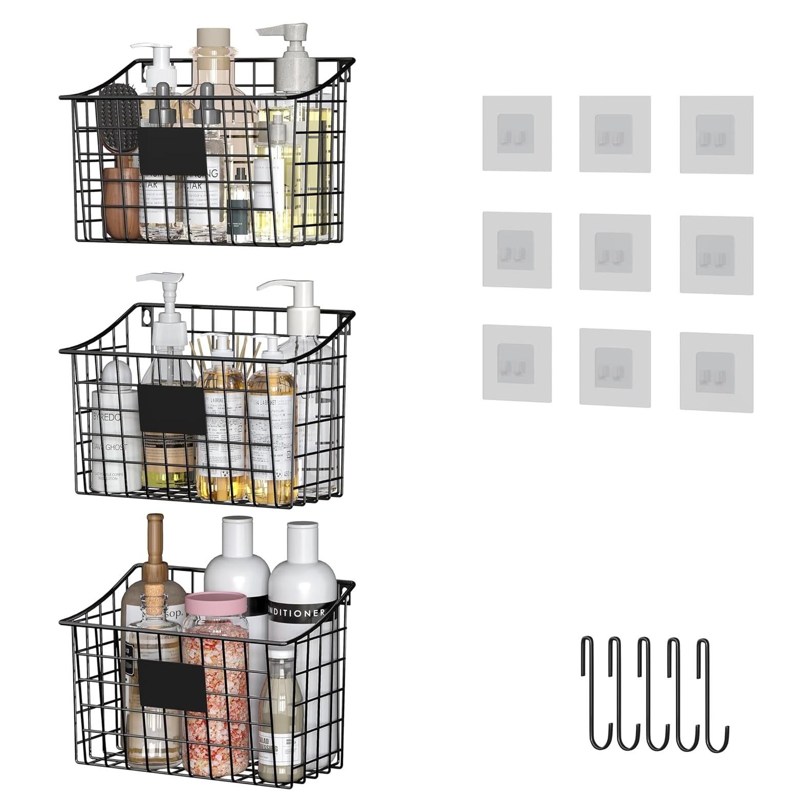Cesta de Almacenamiento Pared X-cosrack 3 Piezas 26.9x19.1x13 cm