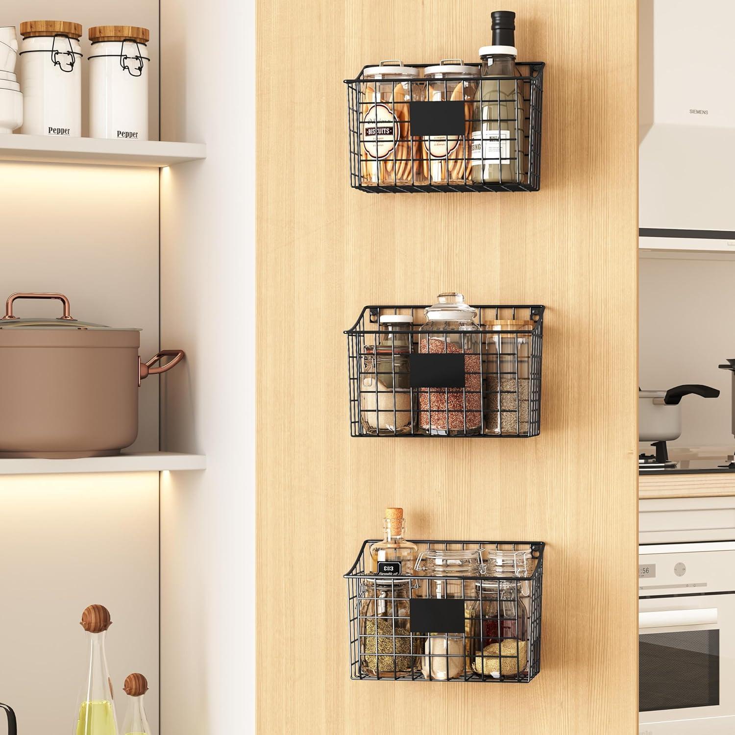 Cesta de Almacenamiento Pared X-cosrack 3 Piezas 26.9x19.1x13 cm