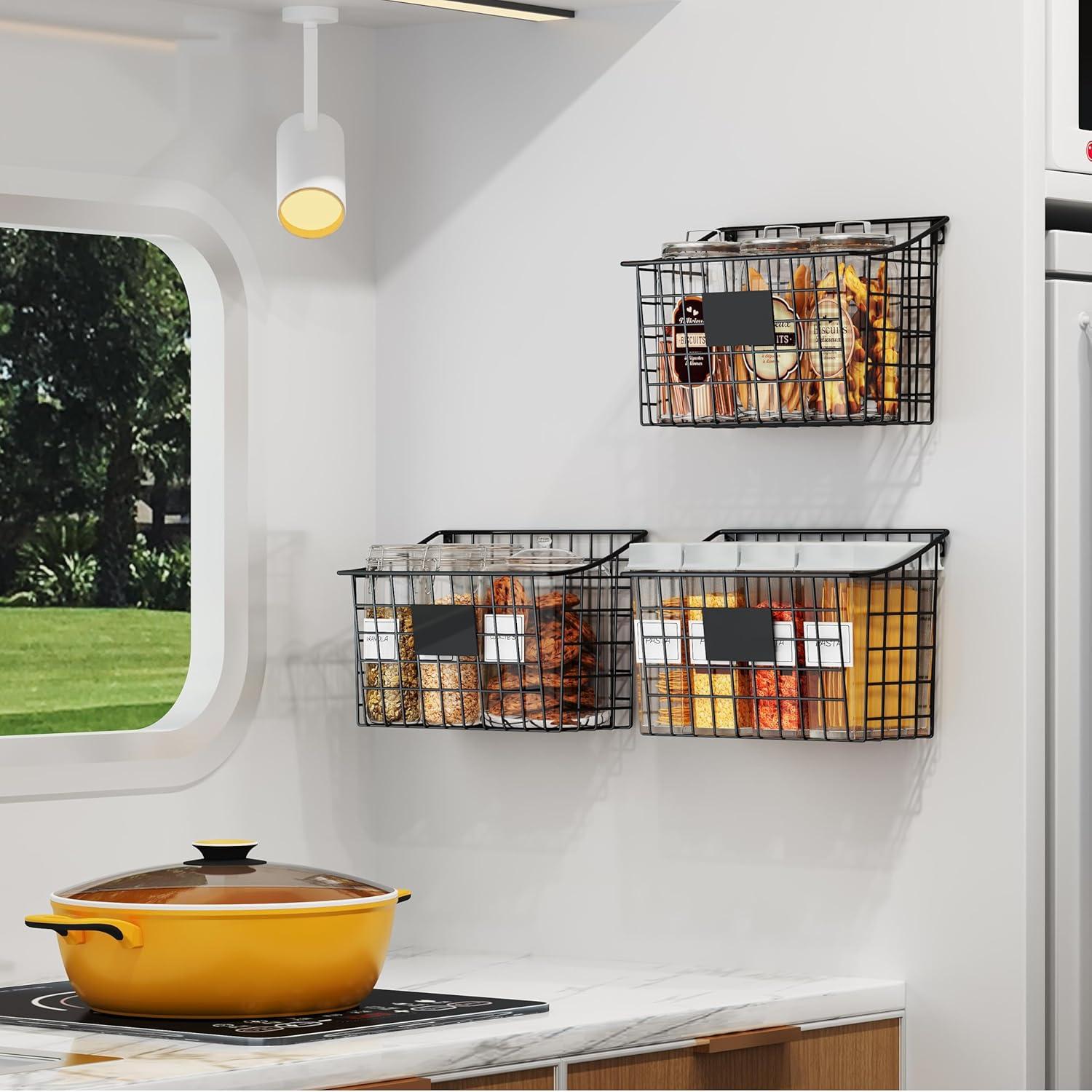 Cesta de Almacenamiento Pared X-cosrack 3 Piezas 26.9x19.1x13 cm