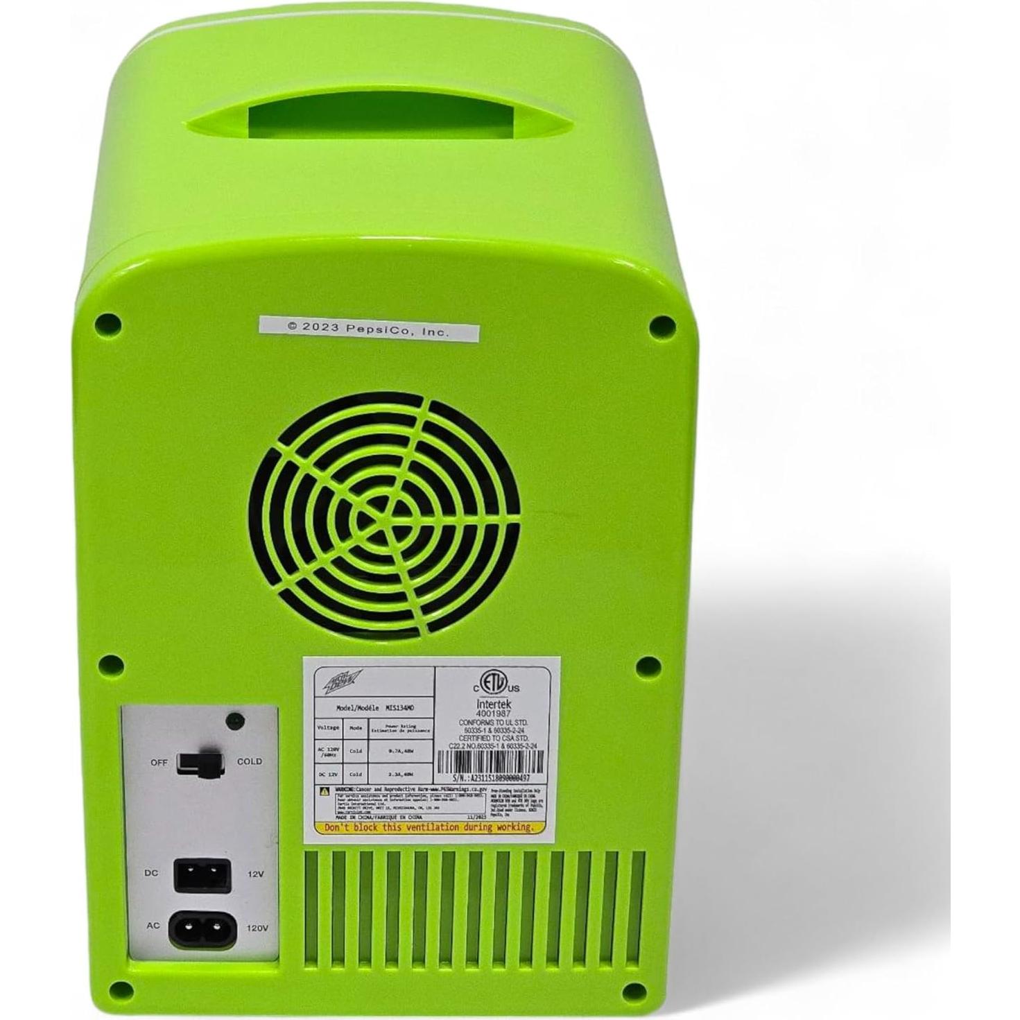 Mini Refrigerador Portátil Curtis MIS134MD 4L Ecológico Lima