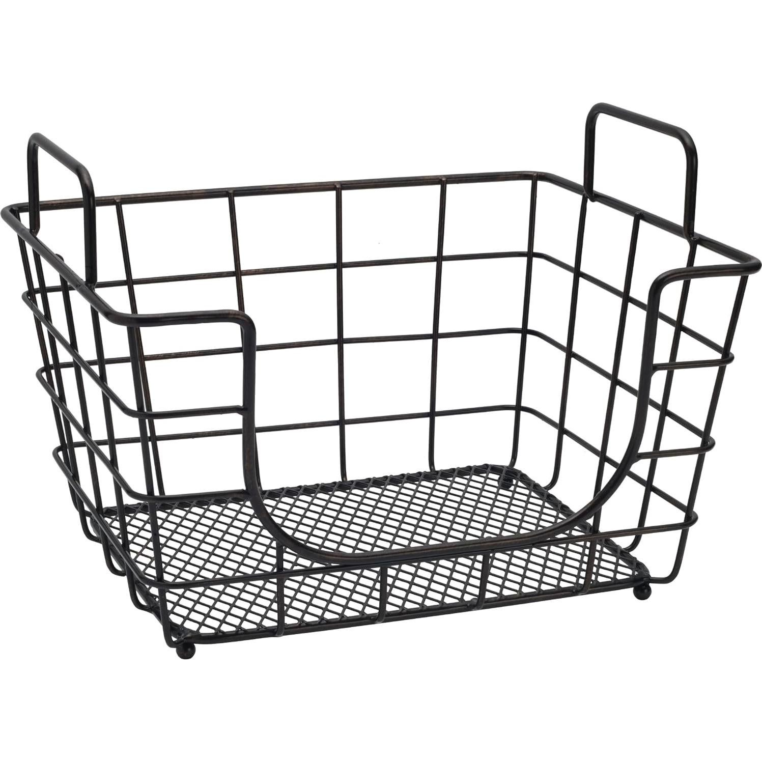 Canasta Rectangular Apilable Gourmet Basics Mikasa Acacia