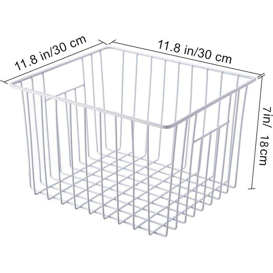Cestas de Almacenamiento iPEGTOP para Congelador - Paquete de 6