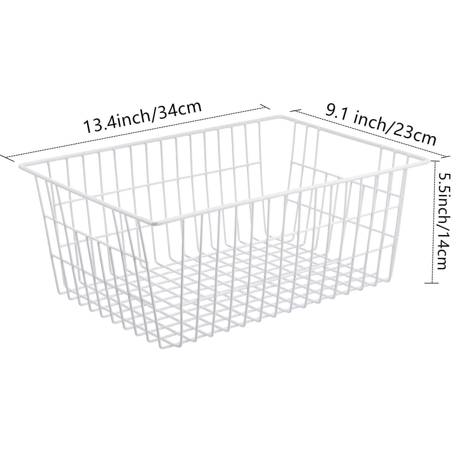 Cestas de Almacenamiento de Alambre Redrubbit, Set de 6 Grandes