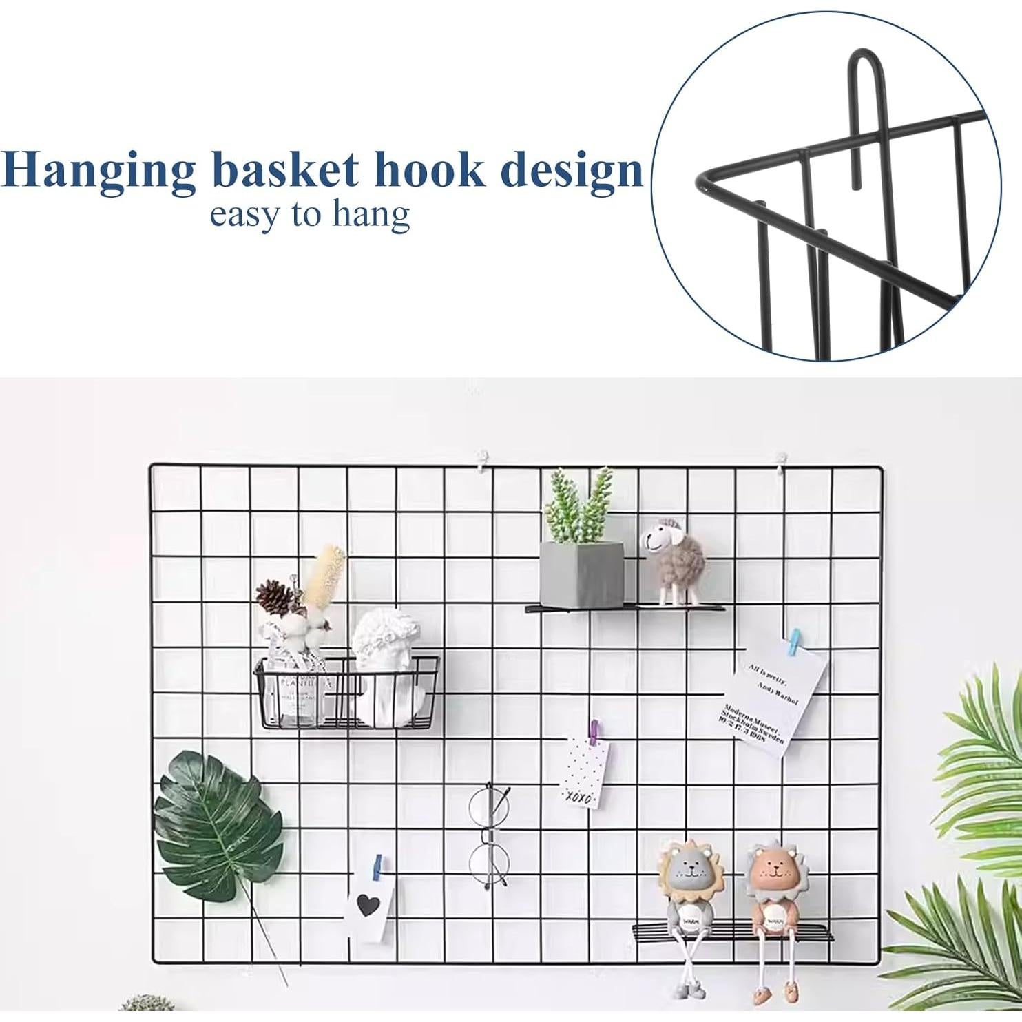 10 Cestas de Alambre Colgantes ZOFORTY para Almacenamiento