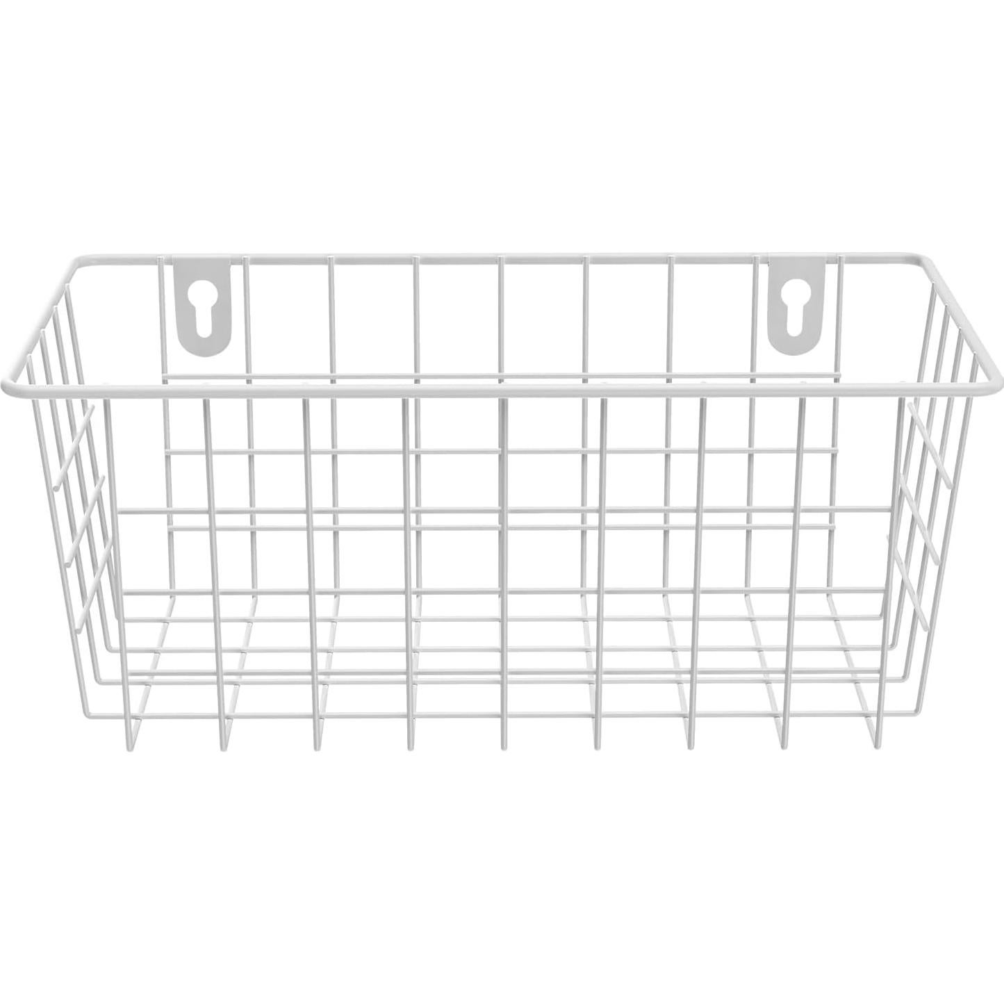 Cestas de Almacenamiento Colgantes MaraFansie 2 Pack Blanco