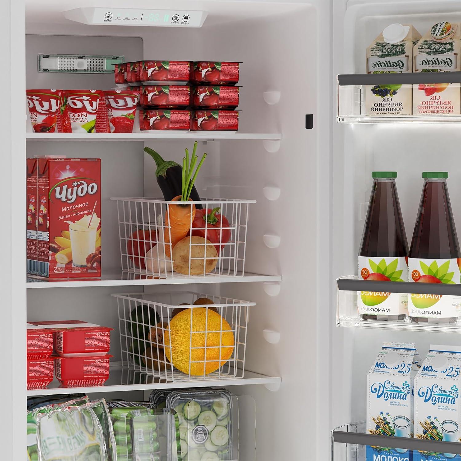 Cestas de Almacenamiento Colgantes MaraFansie 2 Pack Blanco