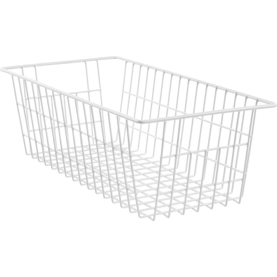Cesta de Almacenamiento de Alambre Blitzlabs Set de 2 Blanco 39.9x20.1x13cm