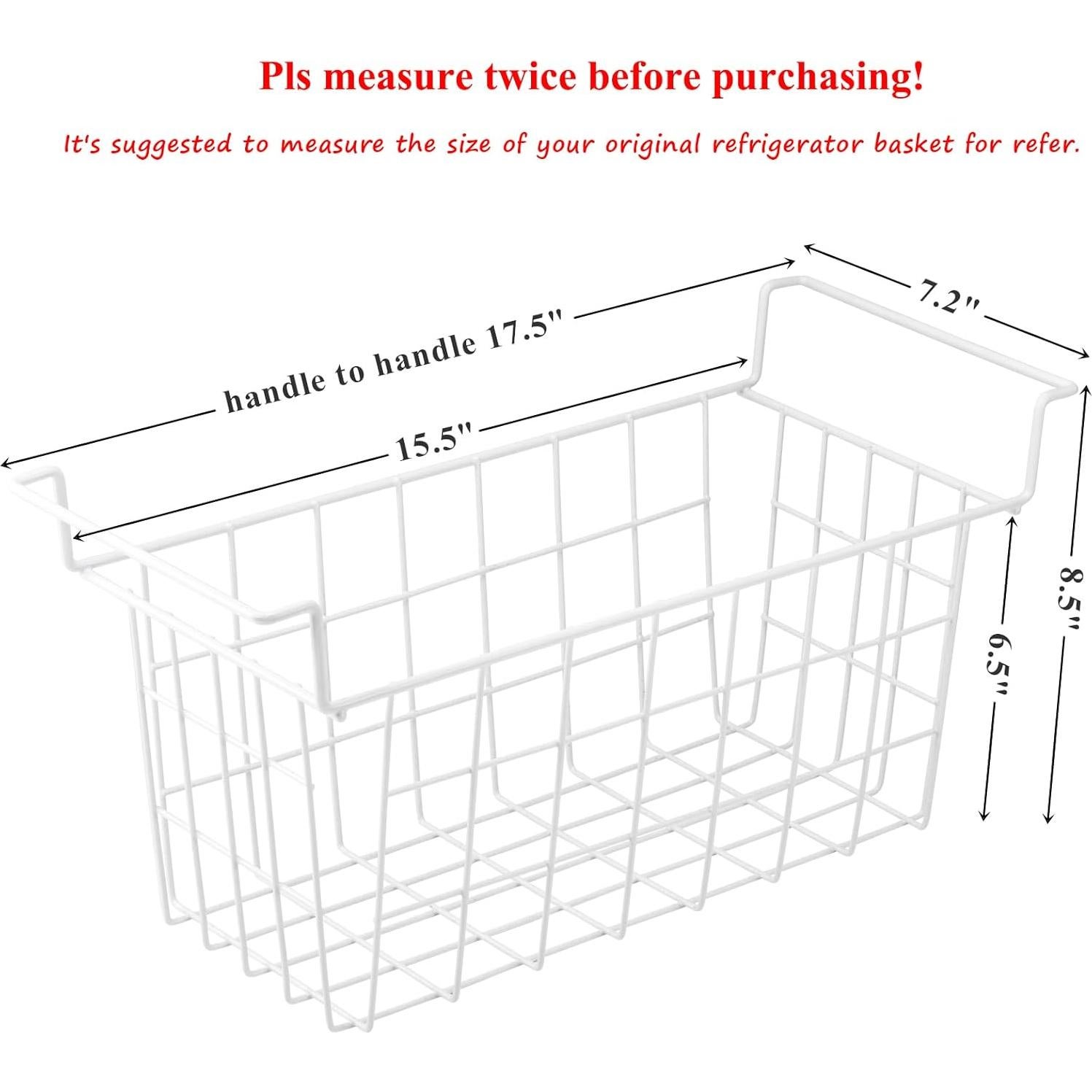 Cestas Organizadoras para Congelador Horizontal Homics - Juego de 2