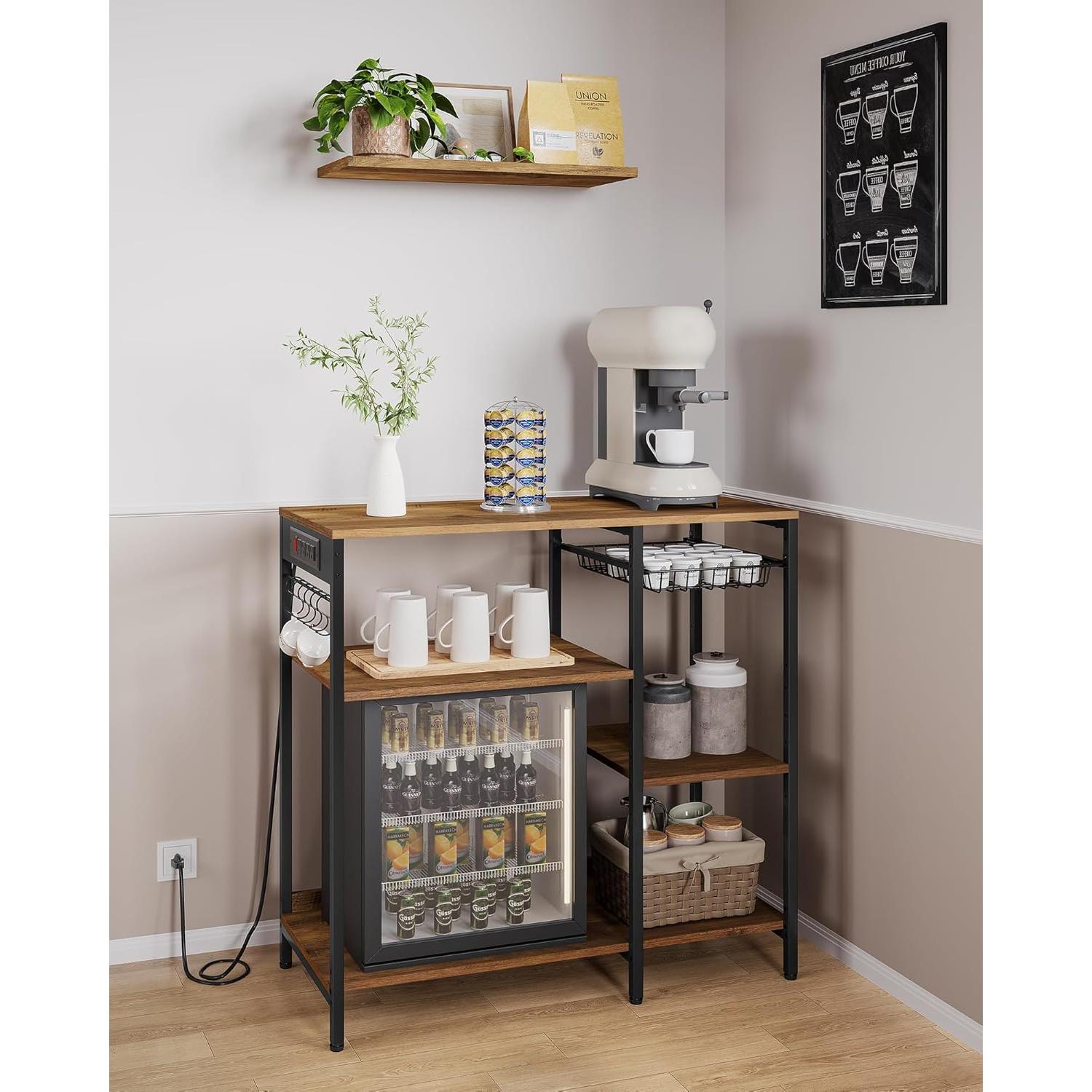 Estante de Panadero VASAGLE con Toma de Corriente 40x90 cm