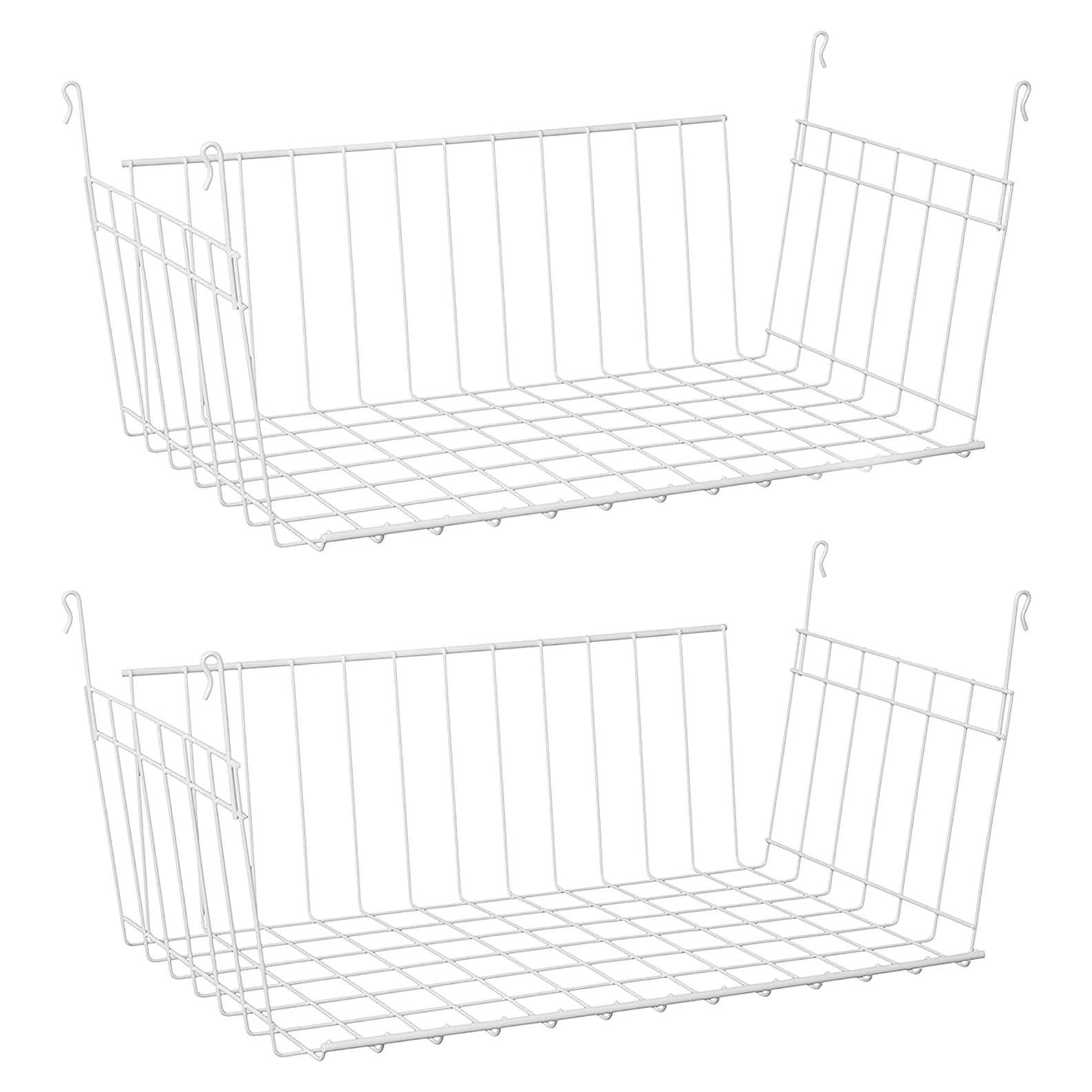 Canastas Colgantes ClosetMaid 2 Piezas 46.7x27.2 cm Blanco