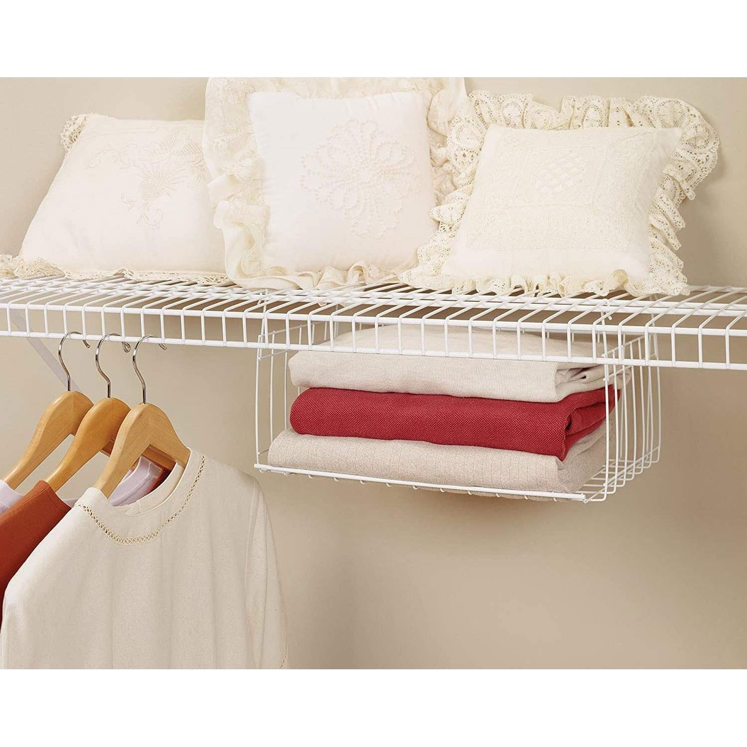 Canastas Colgantes ClosetMaid 2 Piezas 46.7x27.2 cm Blanco
