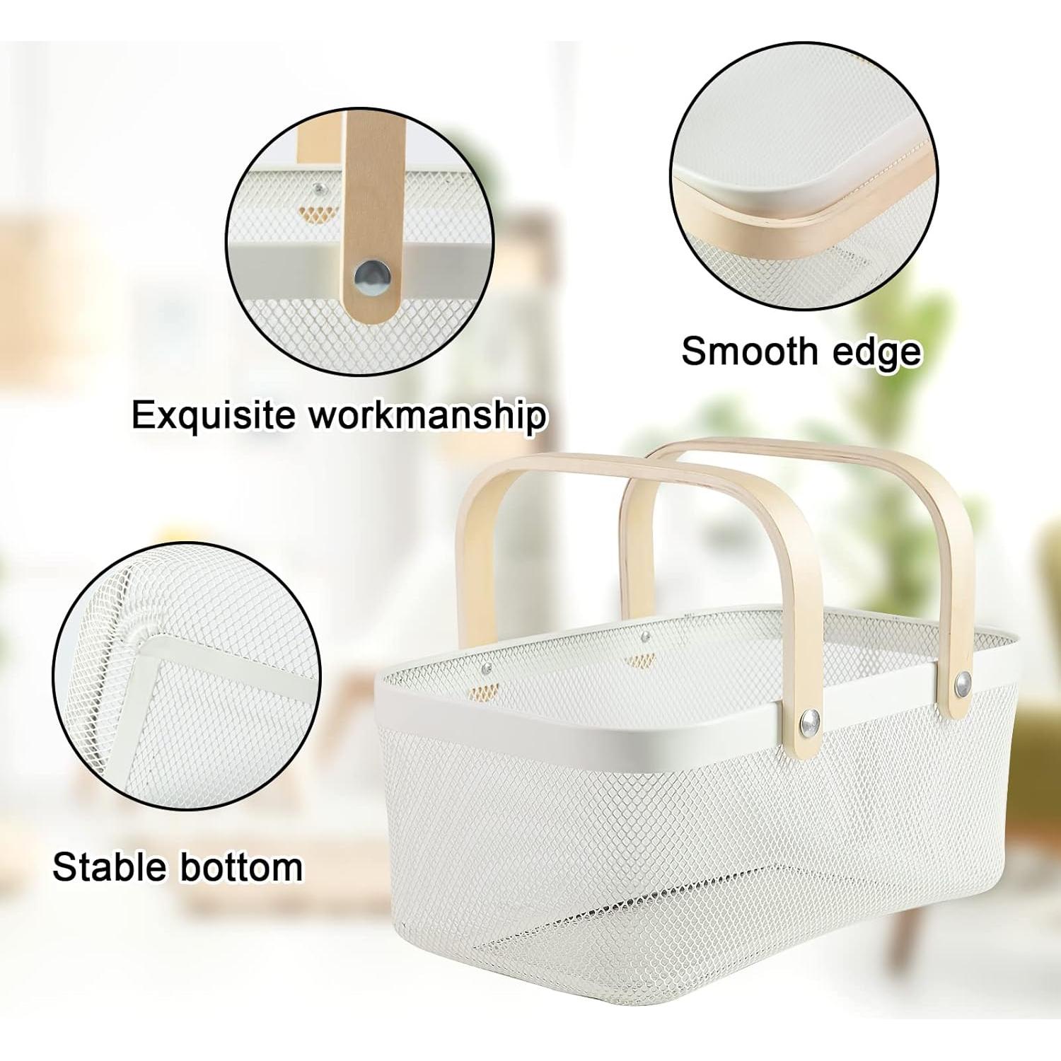 Cesta de Cosecha de Jardín MACOIOR M-001 Blanco 24.89x39.88cm