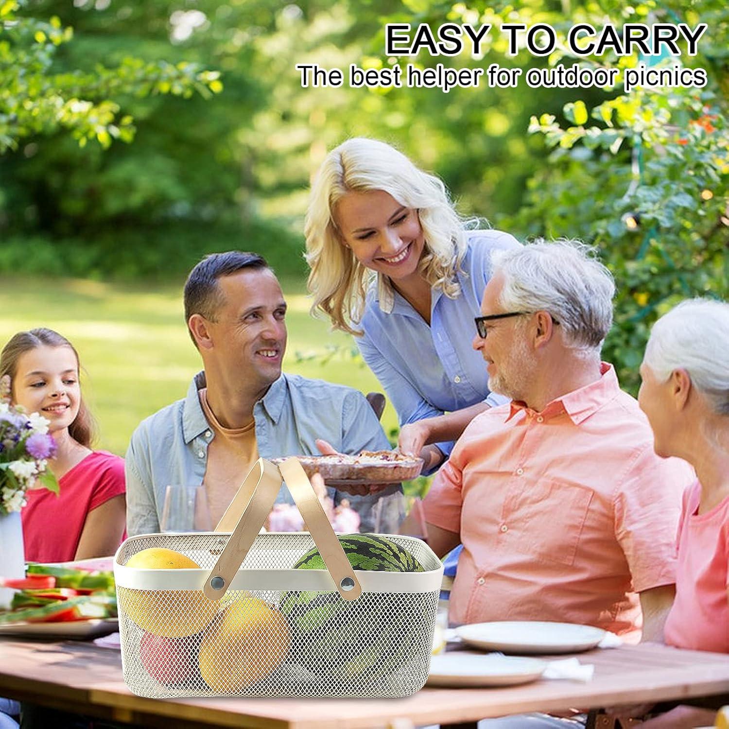 Cesta de Cosecha de Jardín MACOIOR M-001 Blanco 24.89x39.88cm