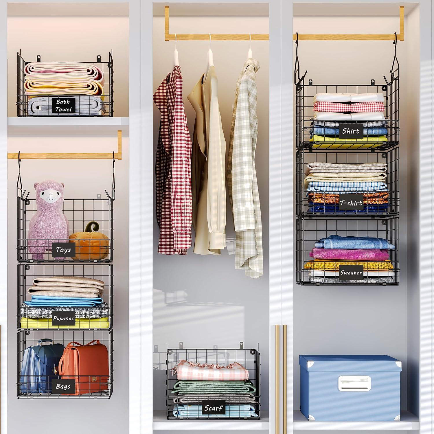 Organizador Colgante de Closet Sonyabecca 3 Niveles Plegable