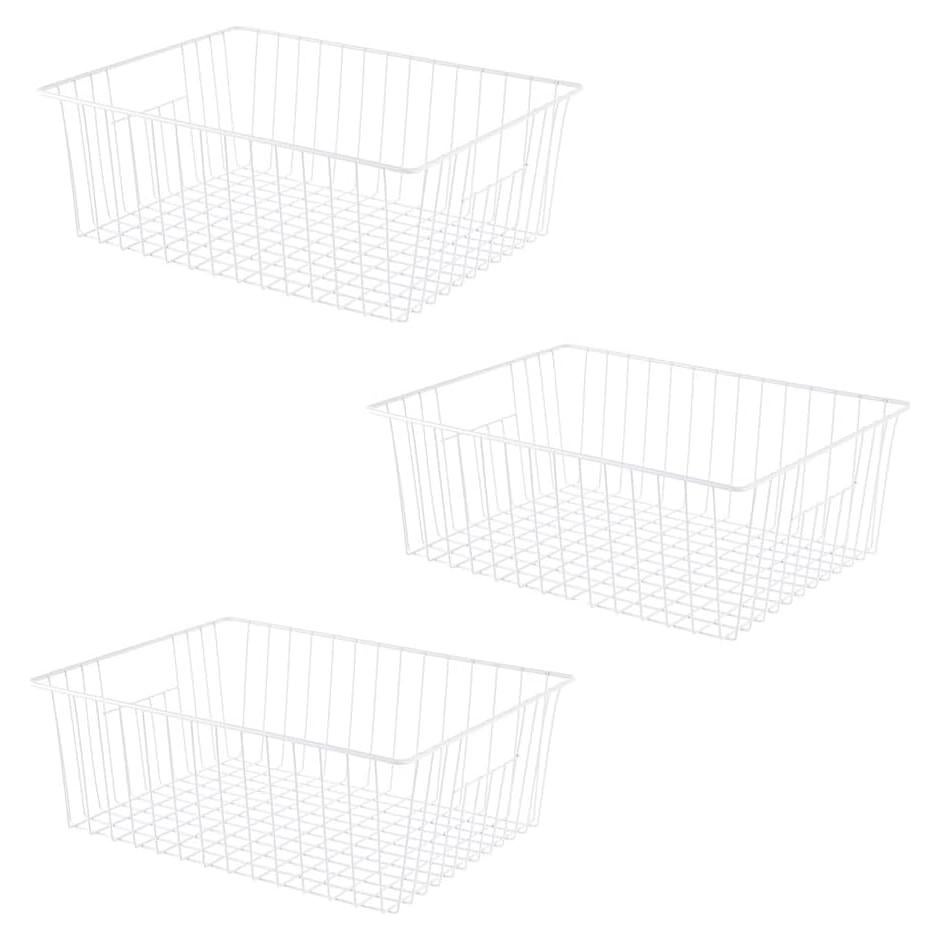 Cestas Organizadoras de Almacenamiento para Congelador 3 Pzas
