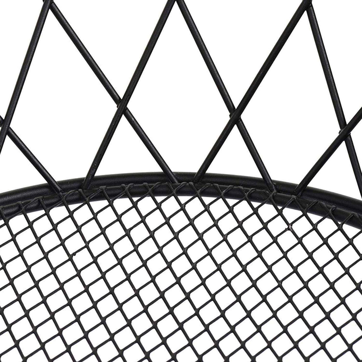 Cesta Colgante de Frutas 3 Niveles Blue Donuts Negra