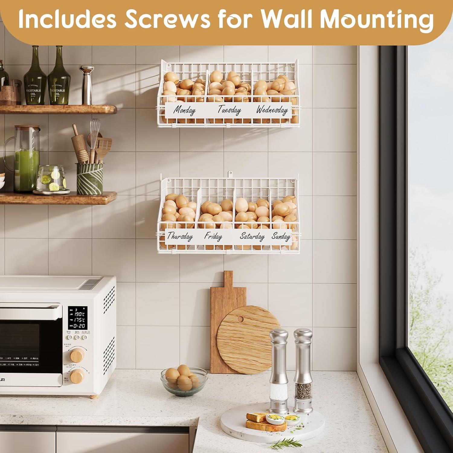 Soporte para Huevos Keomaisyto Blanco con 5 Divisores