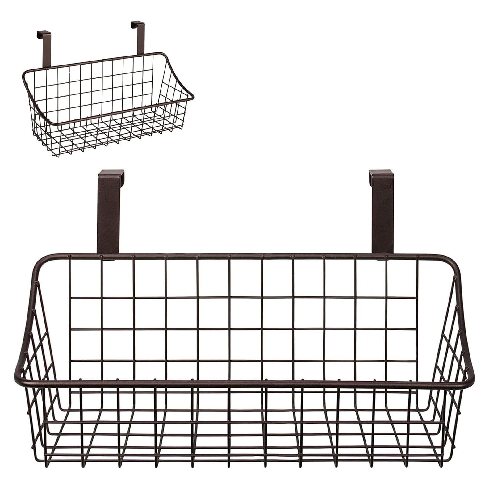 Cesta Colgante de Alambre Spectrum Bronce 13.34x28.58 cm