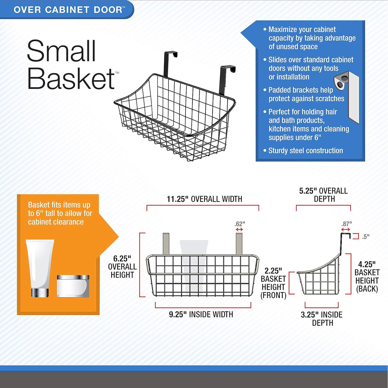 Cesta Colgante de Alambre Spectrum Bronce 13.34x28.58 cm