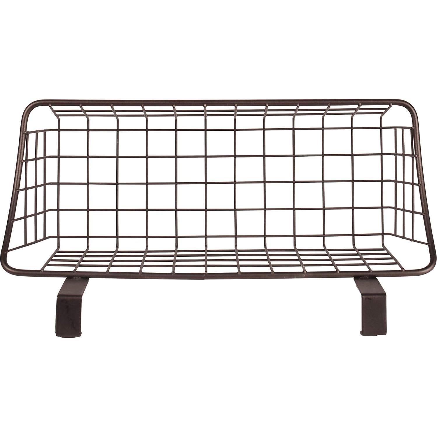 Cesta Colgante de Alambre Spectrum Bronce 13.34x28.58 cm