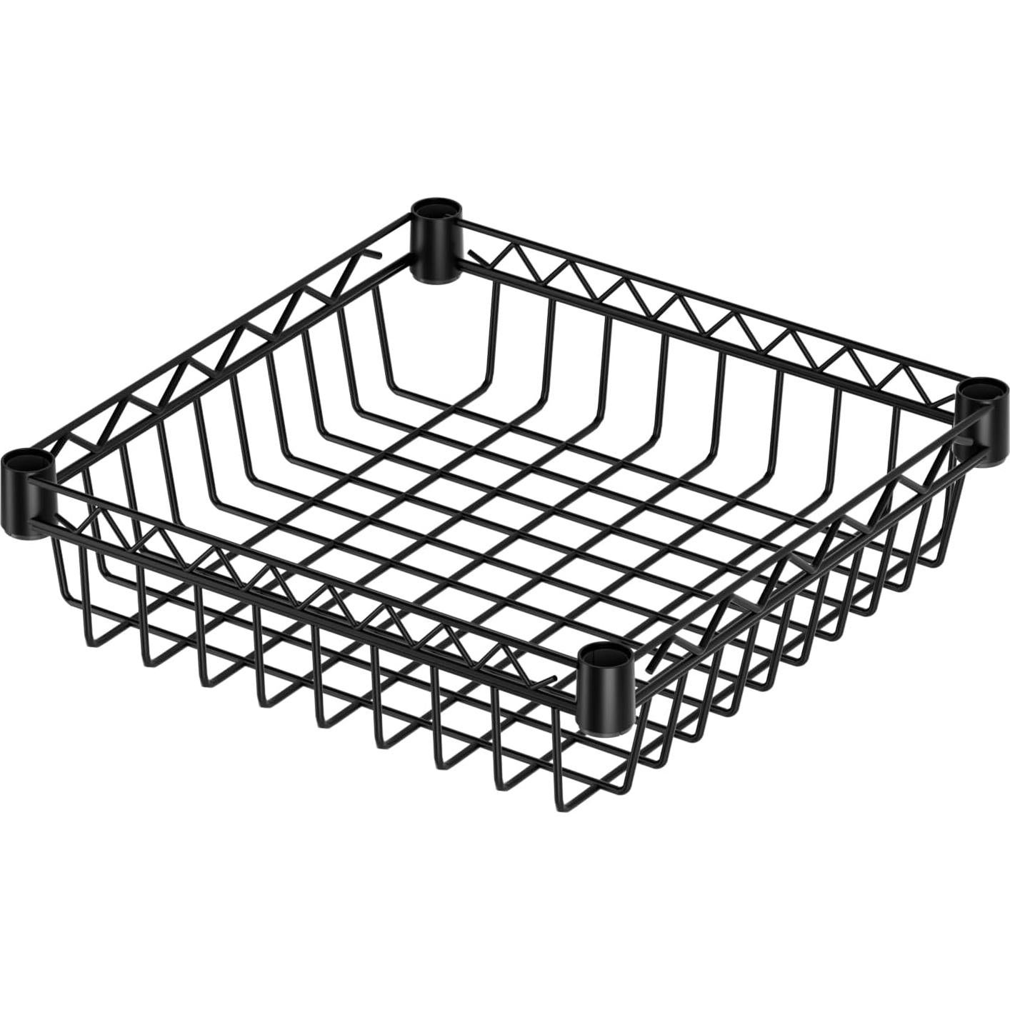 Estante de Almacenamiento Golpart 6 Niveles Negro 14x14x63 cm