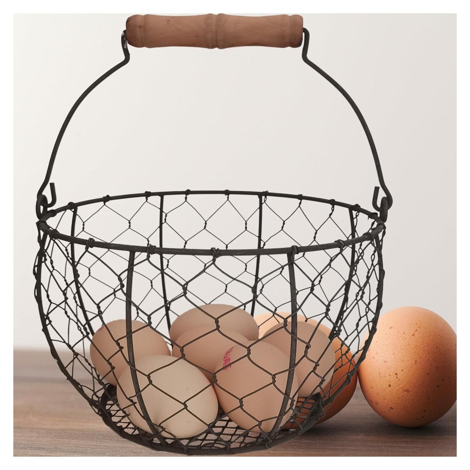 Cesta de Alambre para Huevos TAIANLE Vintage 17.8 cm