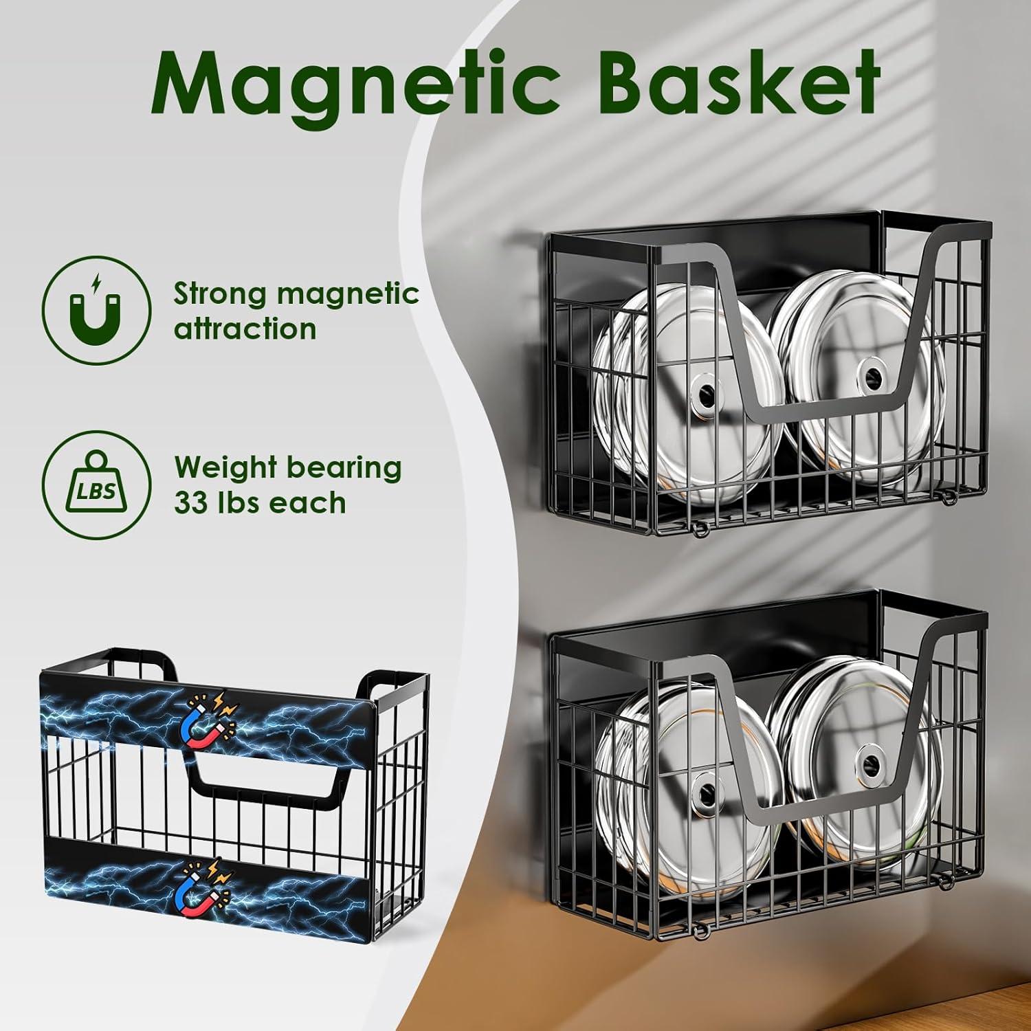 Estante Magnético para Nevera YIWANFW - 2 Set, 31x12.4 cm