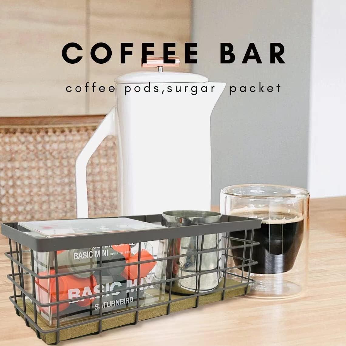 Cesta de Almacenamiento Metálica HUA HUALINK con Base de Madera