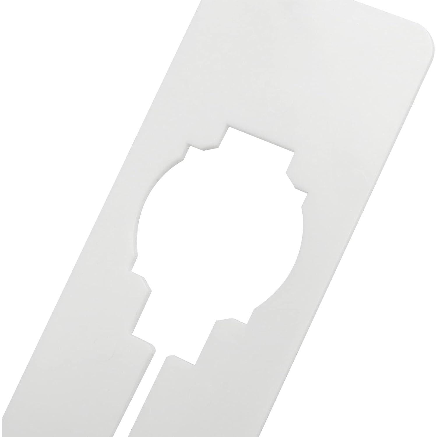 Divisores de Ropa KEILEOHO 100 Piezas Plástico Blanco 12.7x5.1 cm