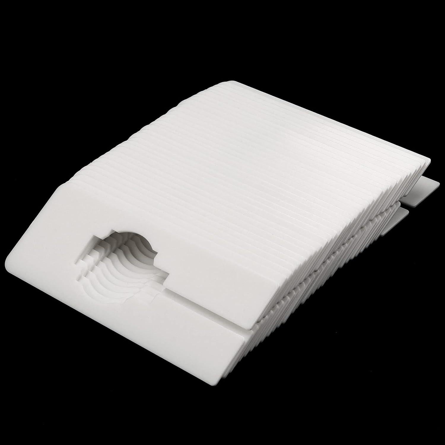 Divisores de Ropa KEILEOHO 100 Piezas Plástico Blanco 12.7x5.1 cm