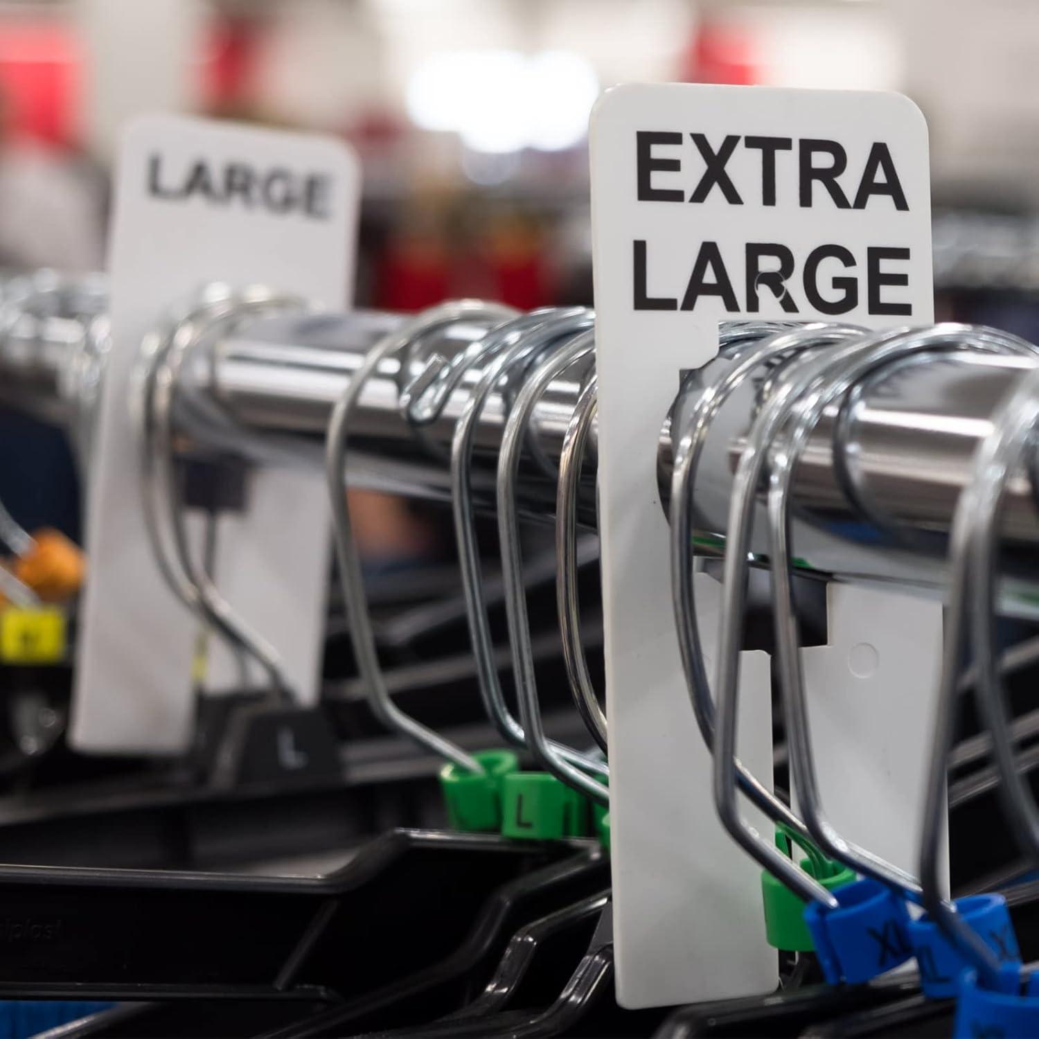 Divisores de Ropa KEILEOHO 100 Piezas Plástico Blanco 12.7x5.1 cm