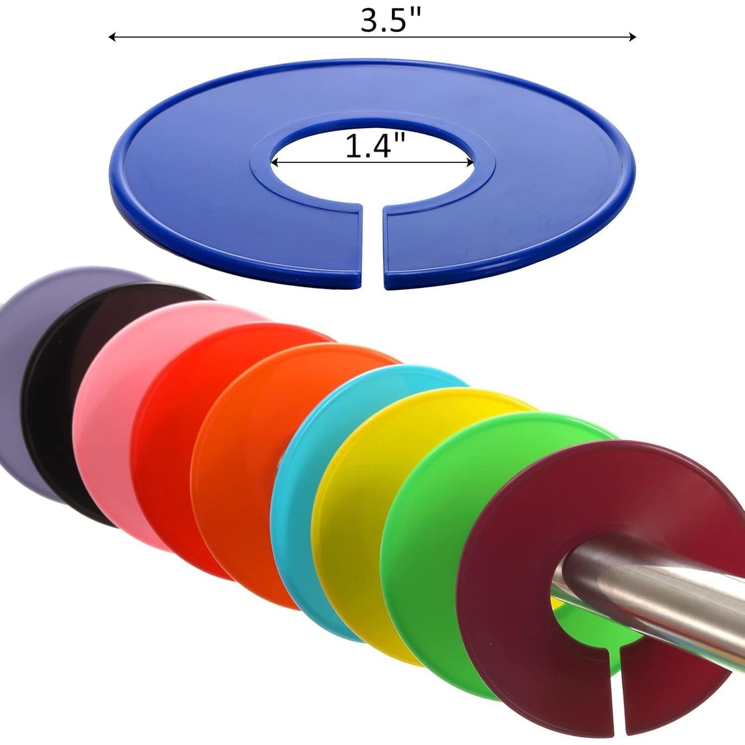 Divisores de Closet ZOOFOX 80 Piezas Colores 8.89 cm