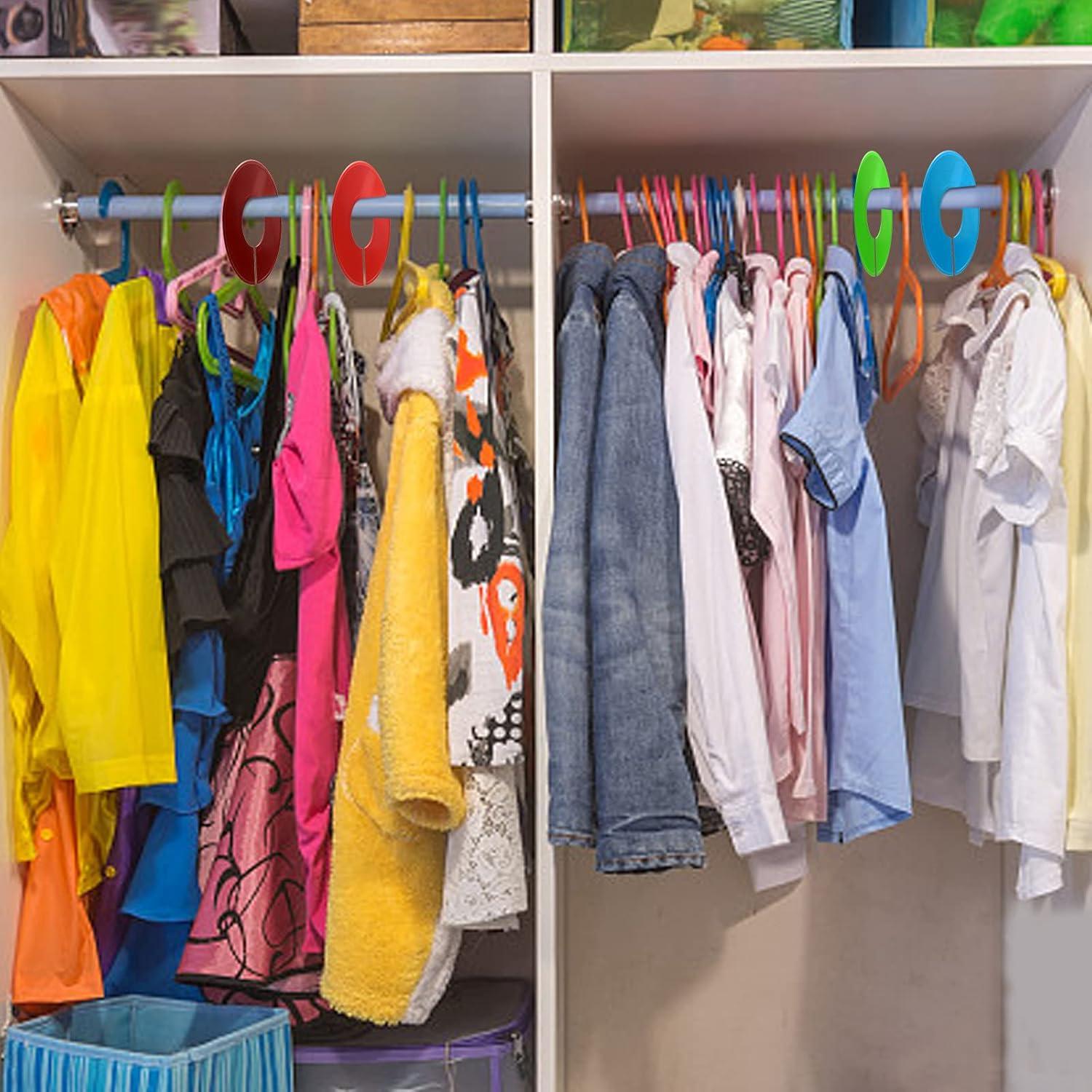 Divisores de Closet ZOOFOX 80 Piezas Colores 8.89 cm