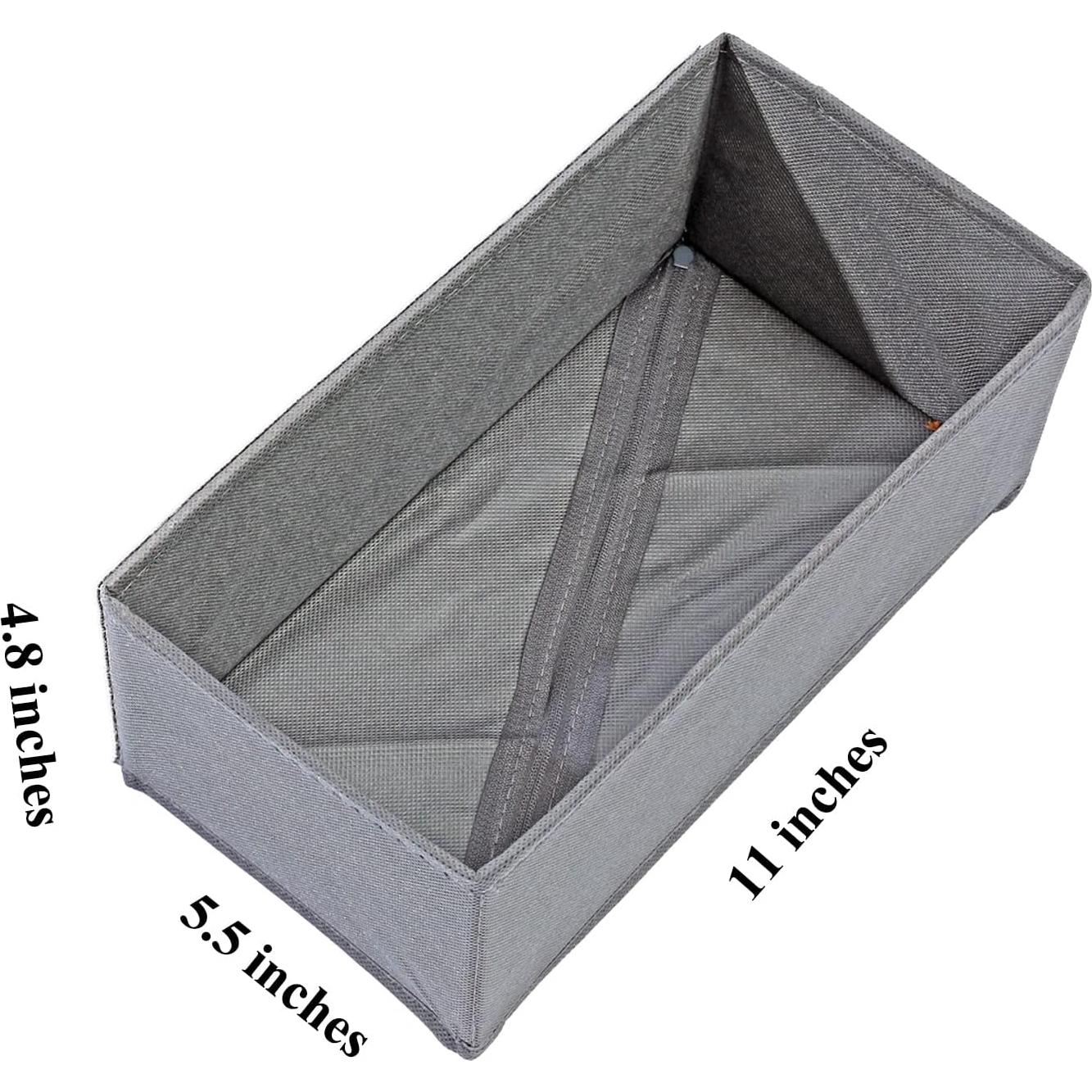 Juego de Organizadores de Cajones Bructhun 3 Paquetes Gris