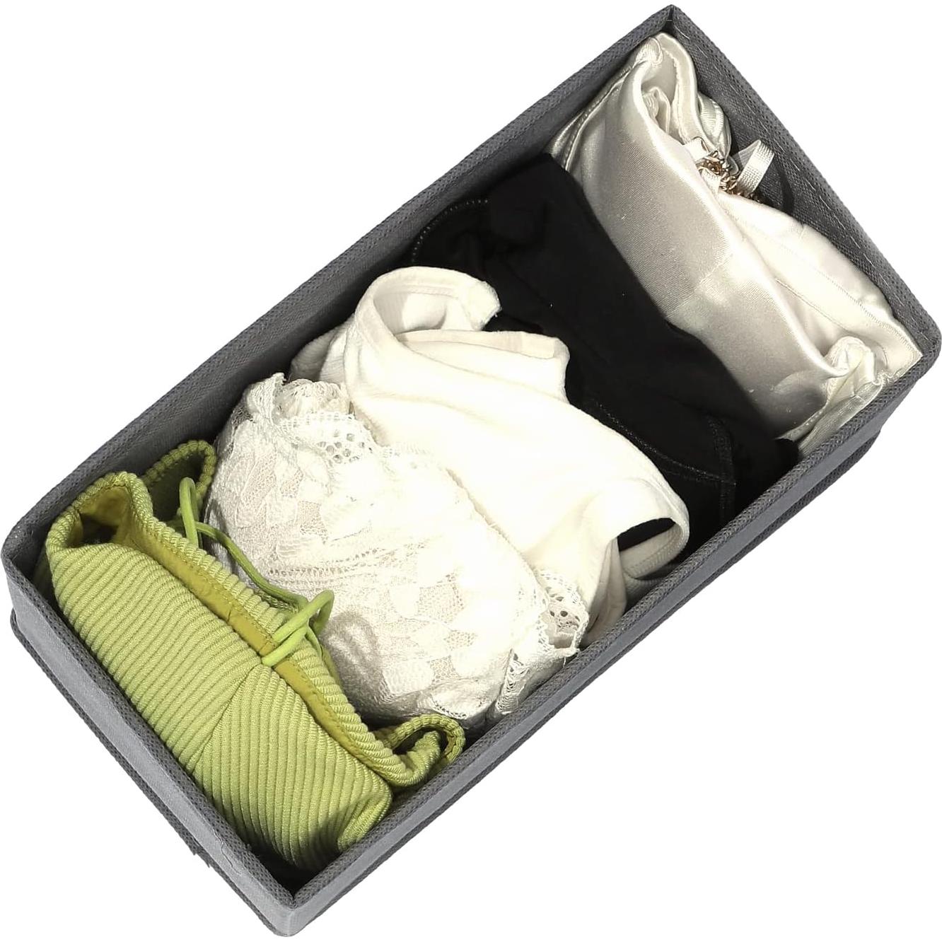 Juego de Organizadores de Cajones Bructhun 3 Paquetes Gris