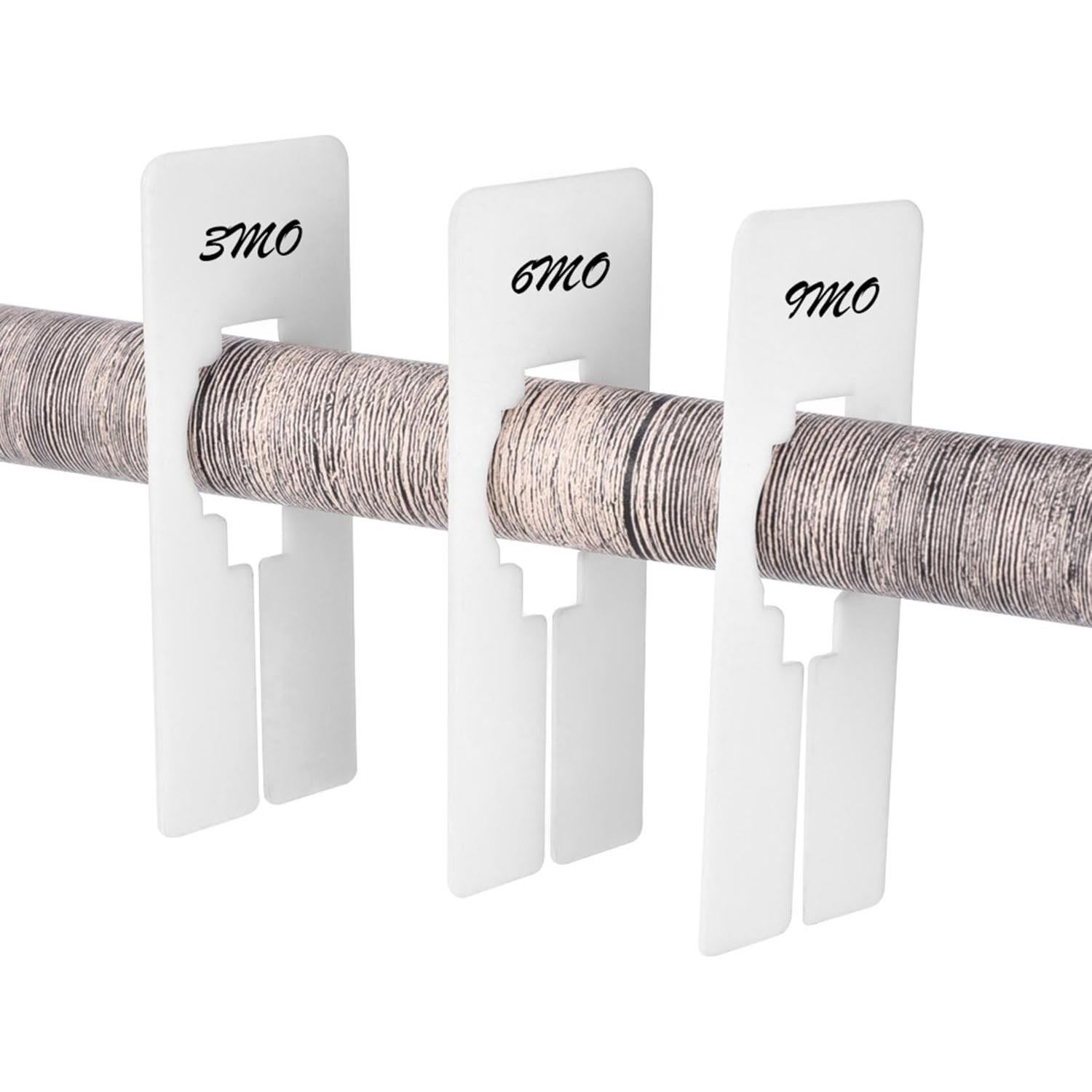 Divisores de Estante Rectangulares Blulu 50 Piezas con Marcador