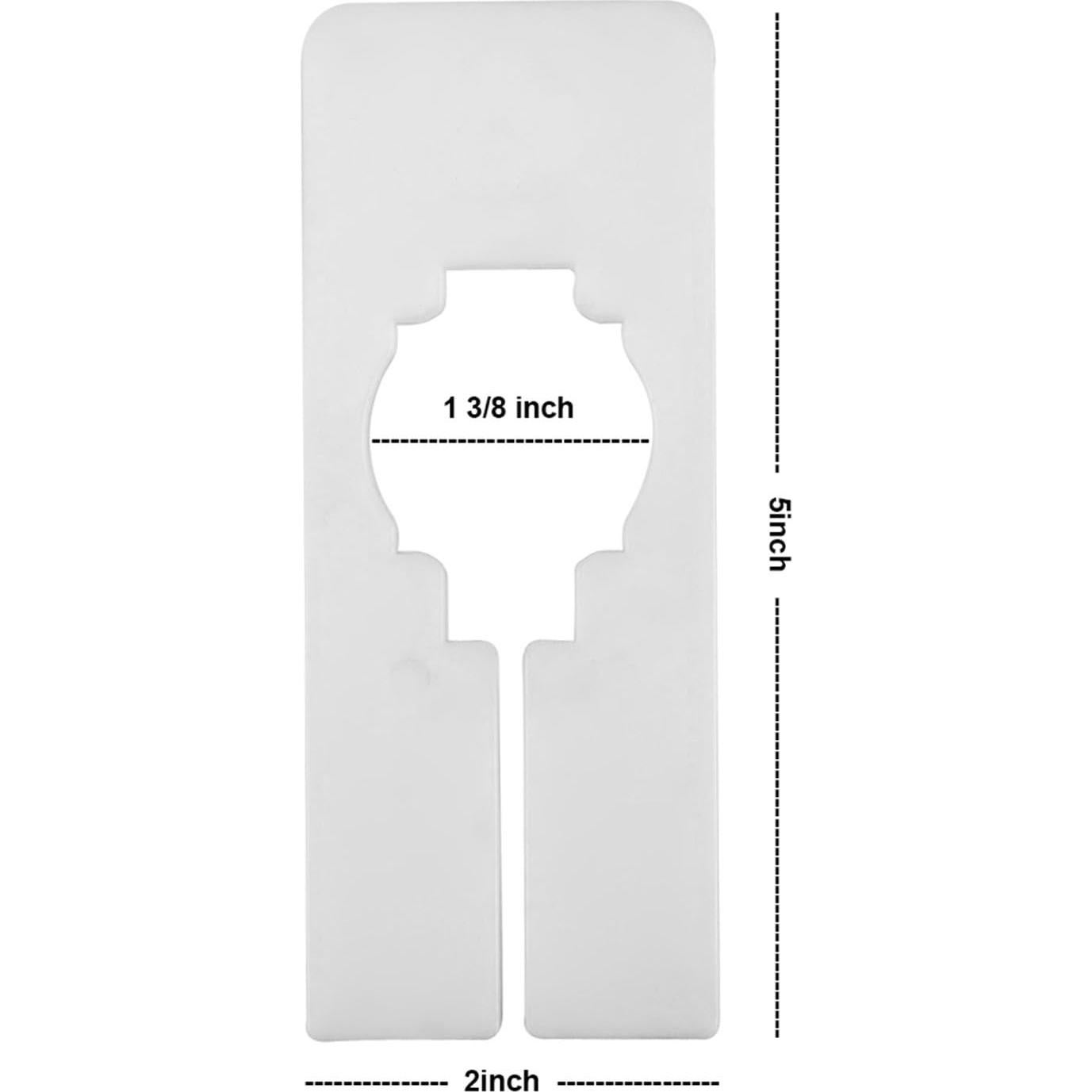 Divisores de Estante Rectangulares Blulu 50 Piezas con Marcador