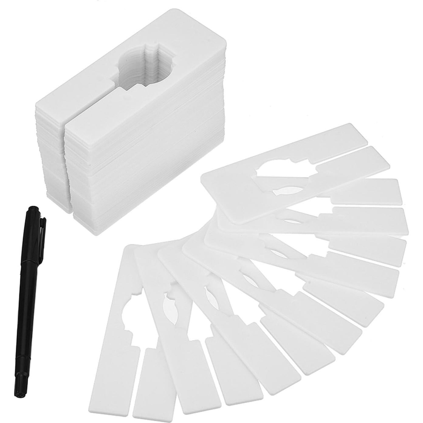 Divisores de Estante Rectangulares Blulu 50 Piezas con Marcador