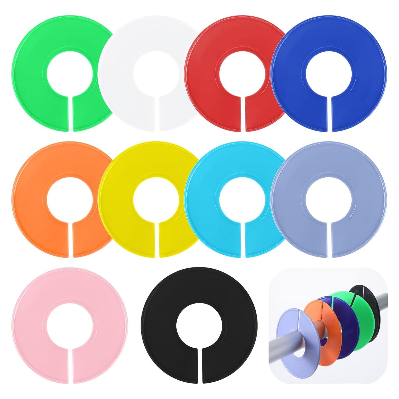 Divisores de Armario Coloridos Giantree - 10 Pcs Redondos 9cm